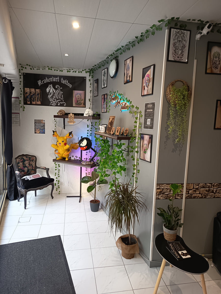 Un vrai atelier, pas une usine à tatouages.