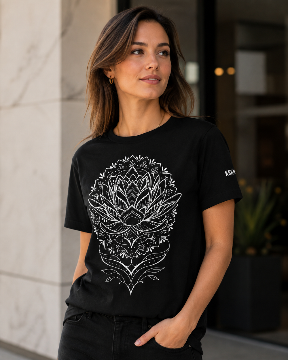 KRKN’INK – Mandala Ink / T-shirt Femme