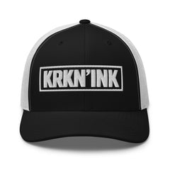 Casquette trucker rétro KRKN’INK avec logo signature streetwear tattoo