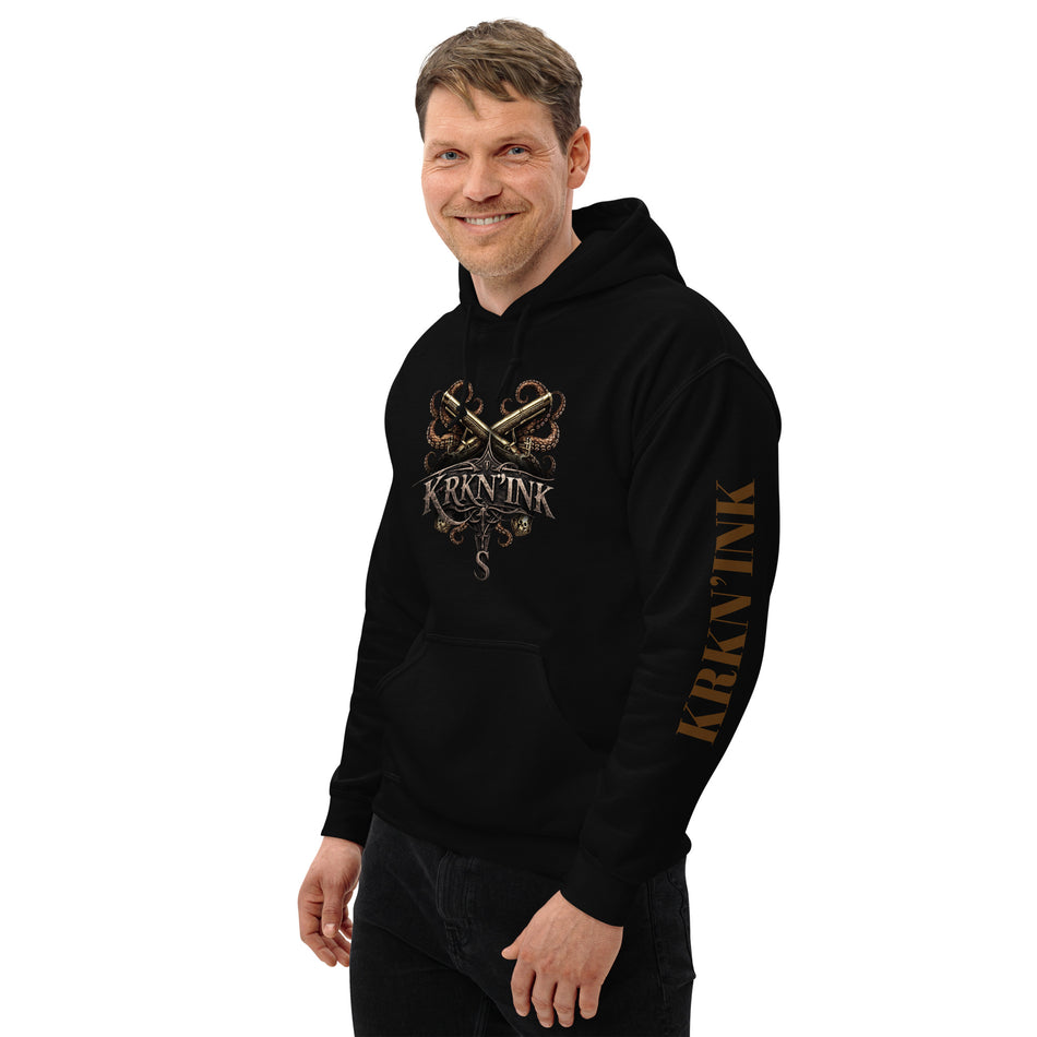 Sweat à capuche KRKN’INK – Pirate Tattoo Premium