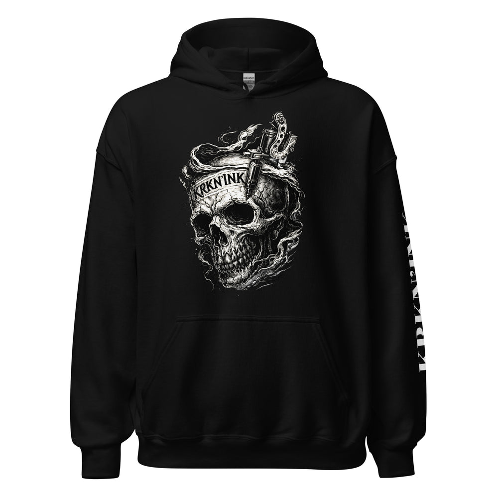 Hoodie KRKN’INK Skull Machine avec crâne et machine à tatouer