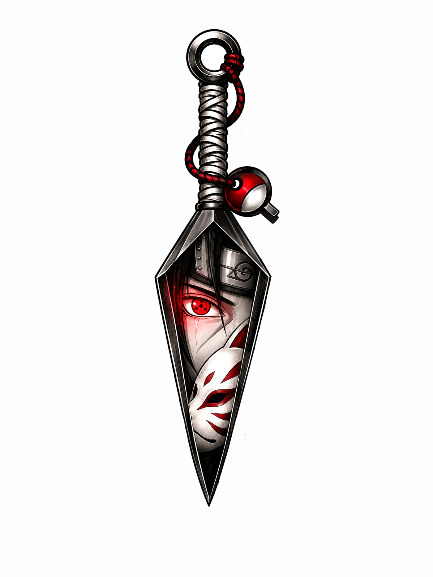 Itachi — Kunai du Sharingan