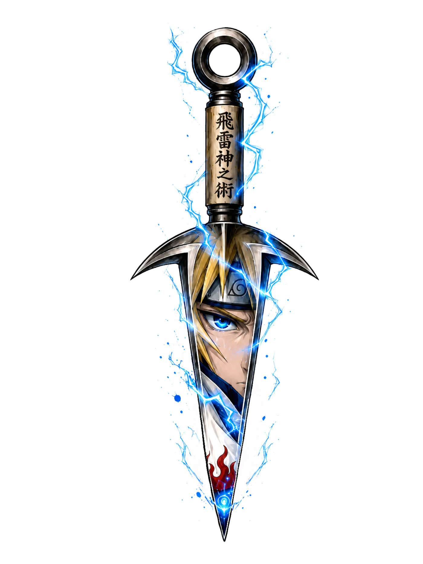 Minato — Kunai de l’Éclair Bleu