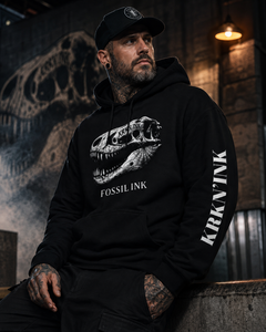 Sweat à capuche KRKN’INK – Fossil Ink Skull  Signature Collection