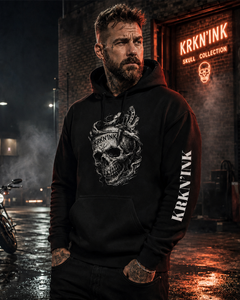 Sweat à capuche KRKN’INK – Skull Machine Hoodie | Signature Collection