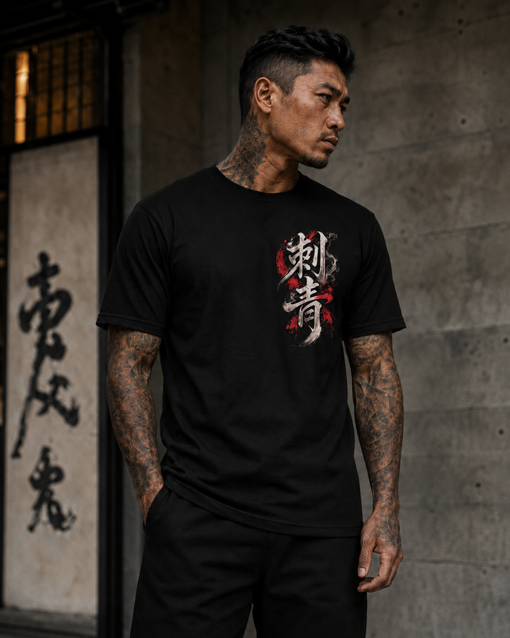 T-shirt KRKN’INK – Crimson Samurai