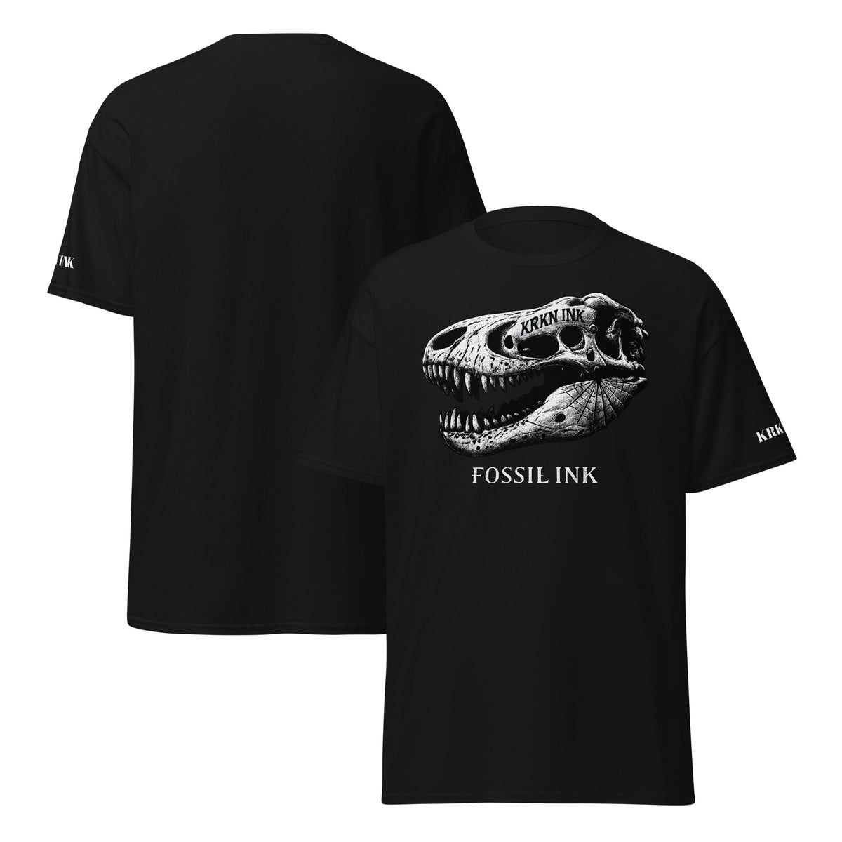 T-shirt KRKN’INK – Fossil Ink | Signature Skull Edition