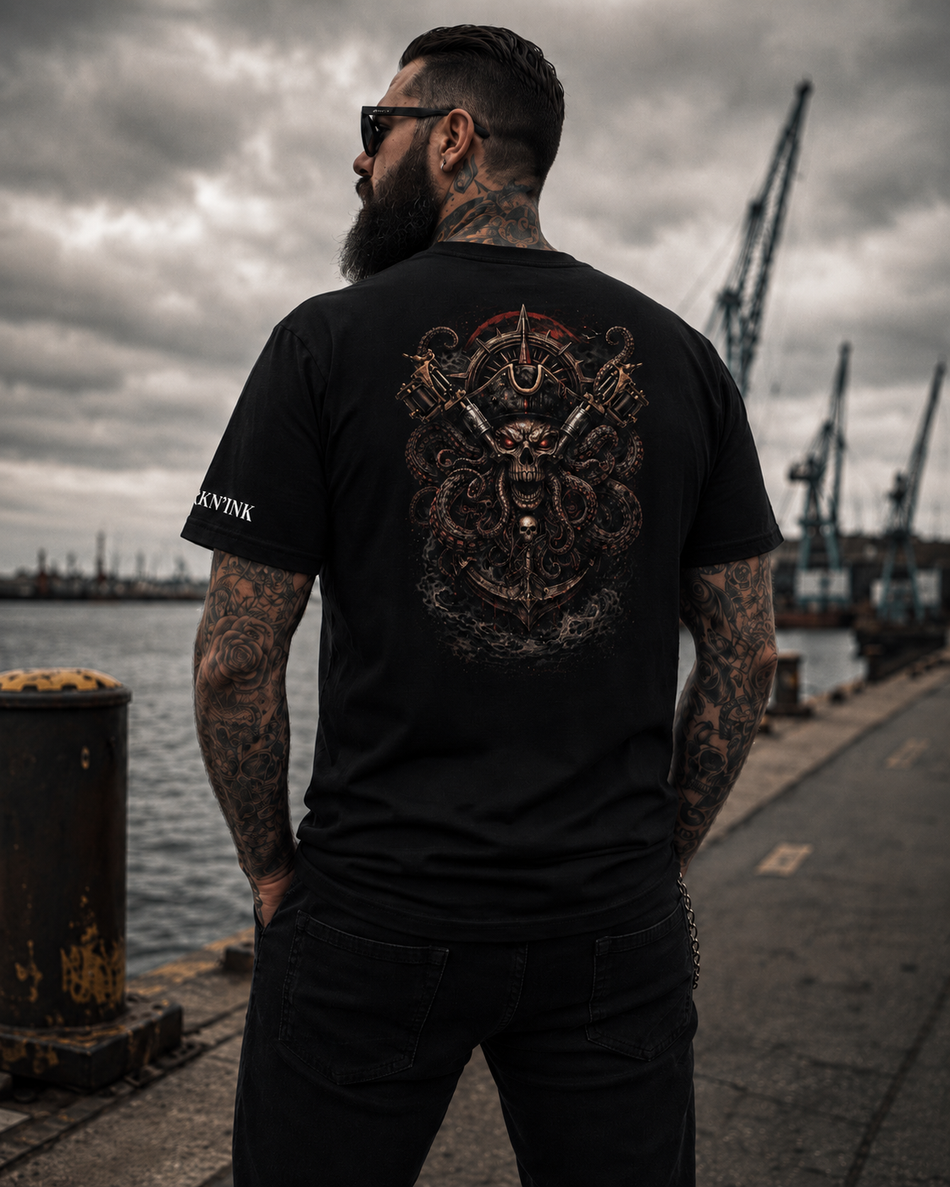 T-shirt KRKN’INK –  Signature Pirate Tattoo