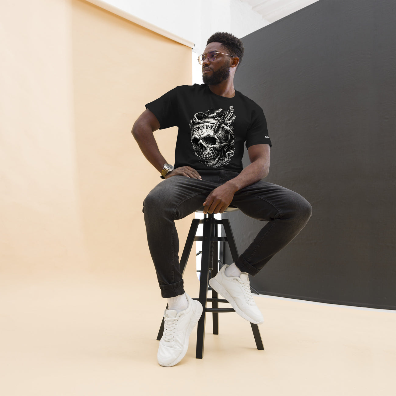T-shirt KRKN’INK – Skull Machine | Signature Tattoo Collection