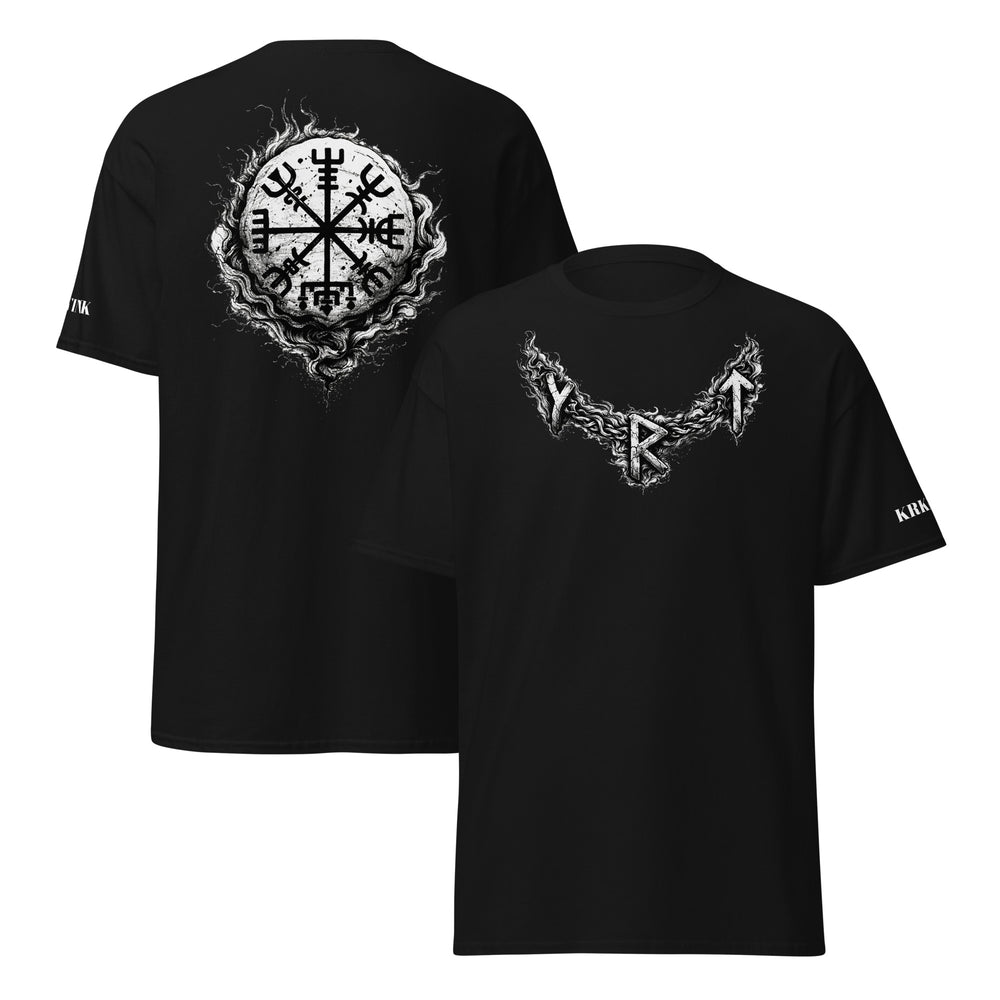 T-shirt KRKN’INK – Vegvísir Rune Collar |  Viking Edition