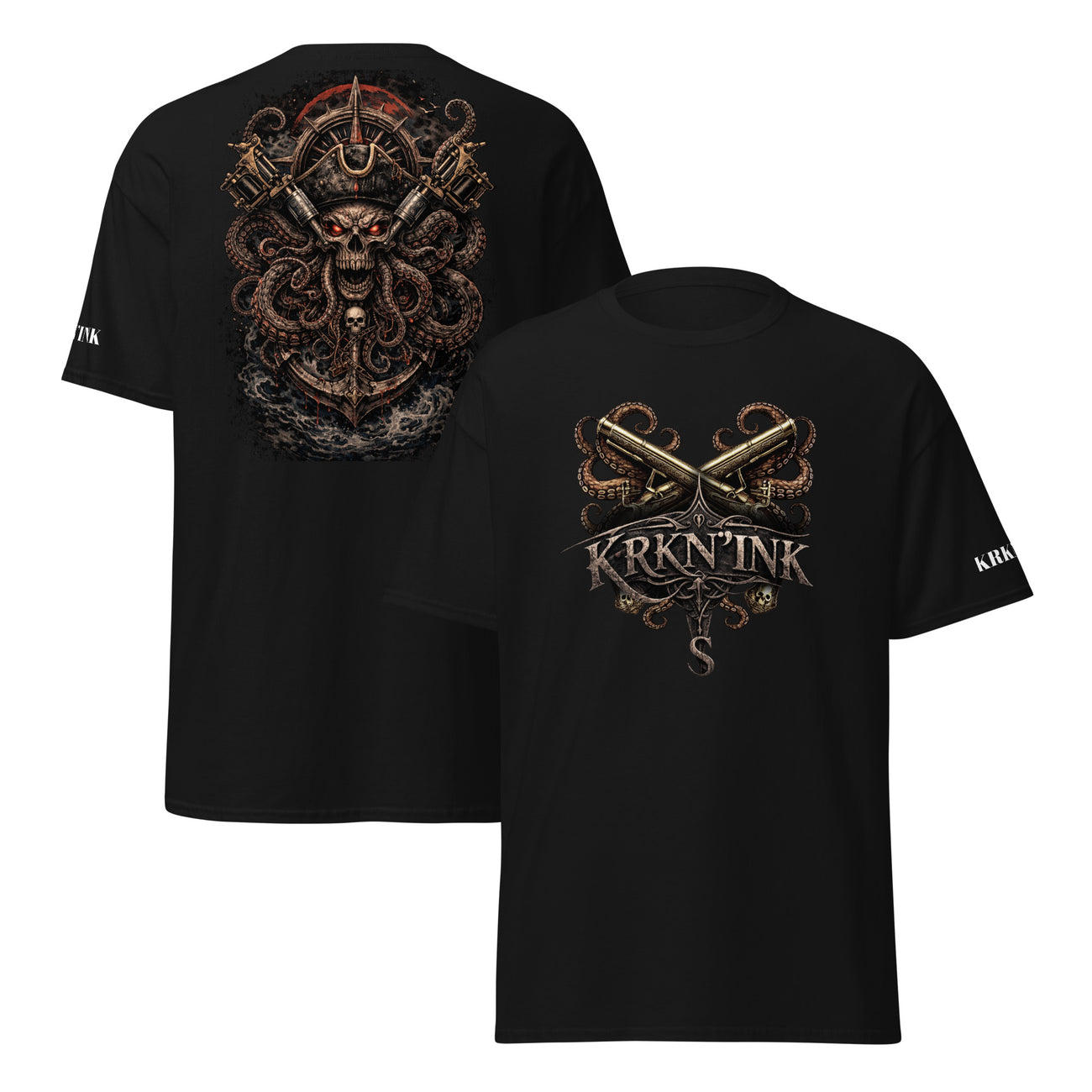T-shirt KRKN’INK –  Signature Pirate Tattoo