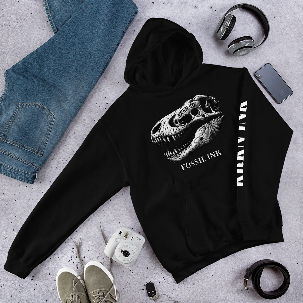 Sweat à capuche KRKN’INK – Fossil Ink Skull  Signature Collection