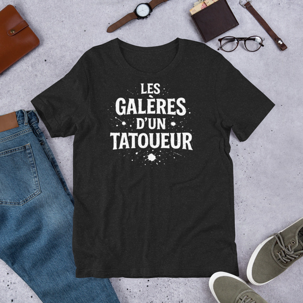 T-shirt Les Galères d'un tatoueur - Edition URSSAF - Mini-serie YouTube -