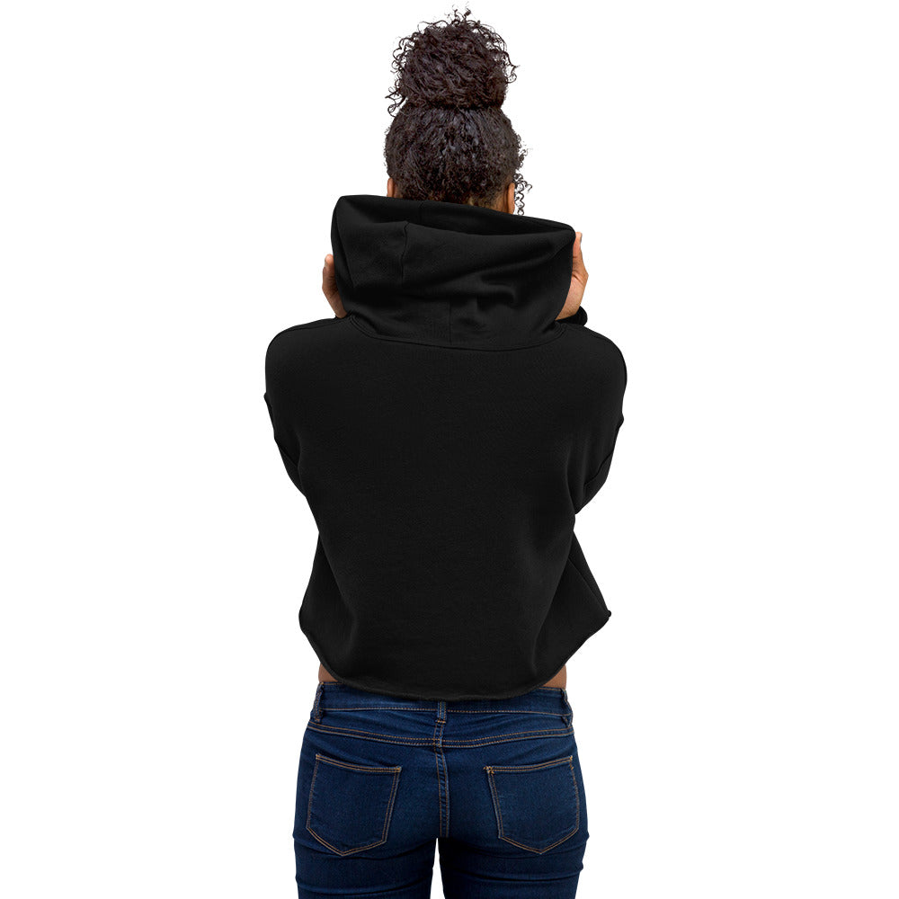 Sweat à Capuche Crop-Top - Femme KRKN’INK – Signature Mandala